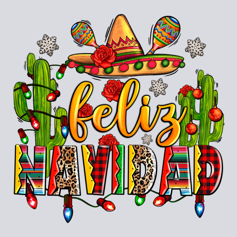Feliz Navidad Zipper Hoodie by Zillion Design Studio | Teevron