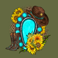 Western Turquoise Gemstone Long Sleeve Tee | Teevron