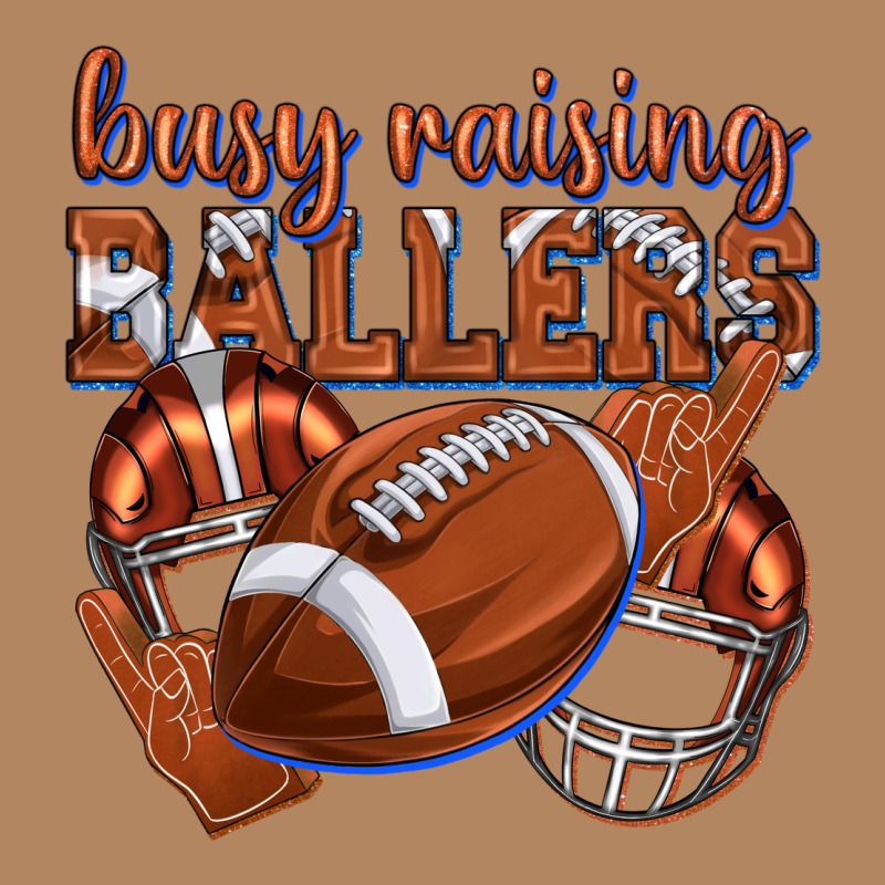 Busy Raising Ballers Football Long Sleeve Tee by texasbilliewilder | Teevron