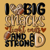 I Love Big Sacks Tight Ends And A Strong D Premium Hoodie | Teevron