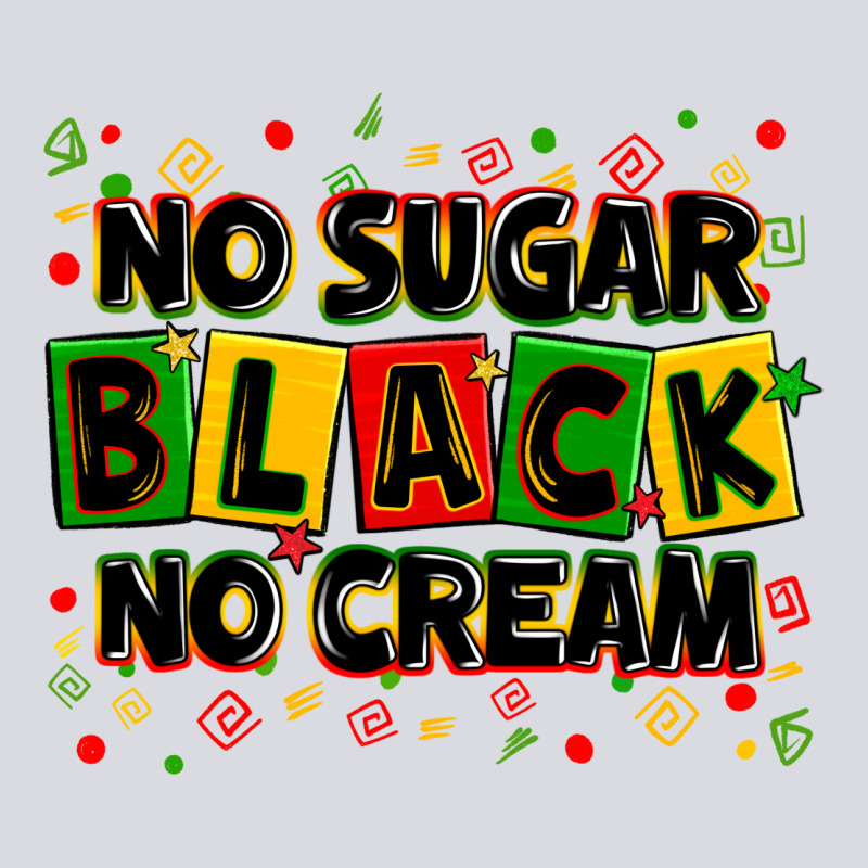 No Sugar No Cream Black Zipper Hoodie by Zillion Design Studio | Teevron