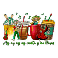 Ay Ay  Ay Ay Canta Y No Llores Coffee Cups Zipper Hoodie | Teevron