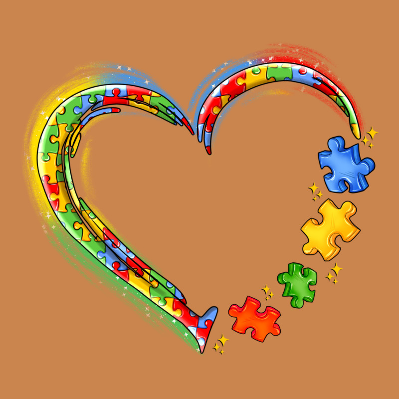 Autism Heart Heavyweight Hoodie by JahusDesignShop | Teevron