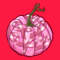 Pink Pumpkin With Breast Cancer Ribbons Zipper Hoodie | Teevron
