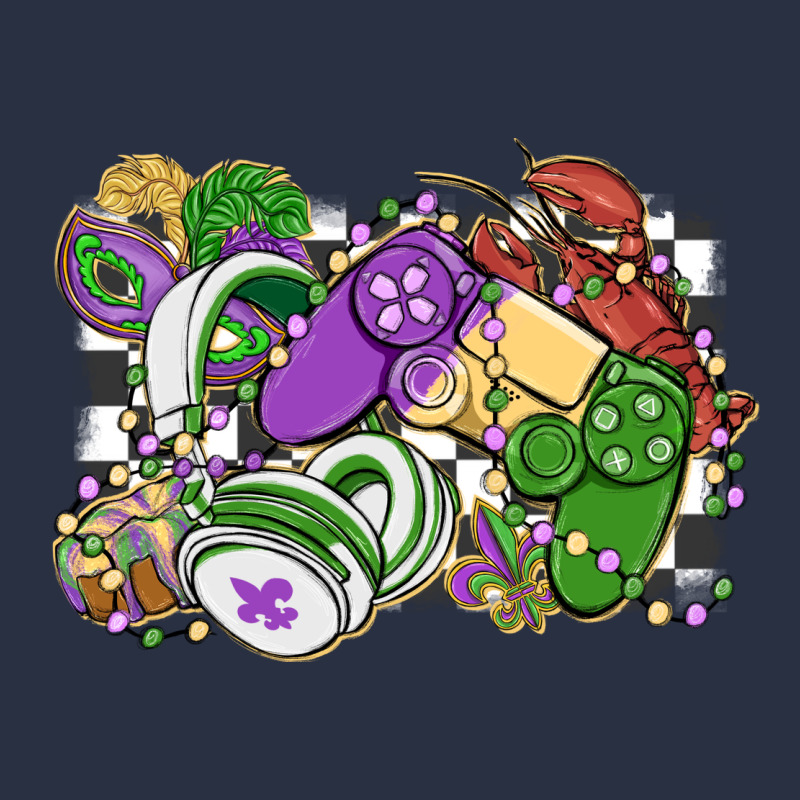 Gamer Mardi Gras Game Controller Urban Hoodie by MaliasSmallBusiness | Teevron
