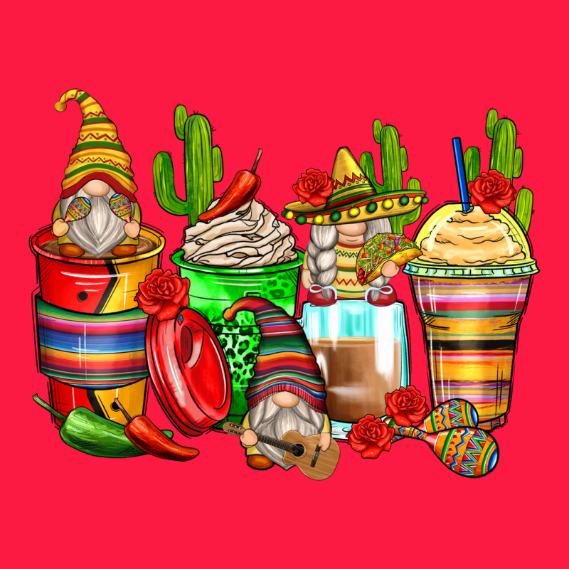 Mexican Gnomes Coffee Cups Zipper Hoodie by Zillion Design Studio | Teevron