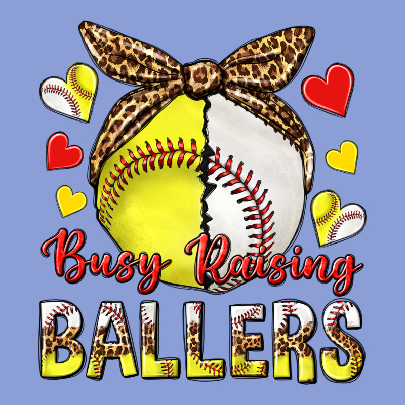 Busy Raising Ballers With Baseball And Softball Long Sleeve Tee by texasbilliewilder | Teevron
