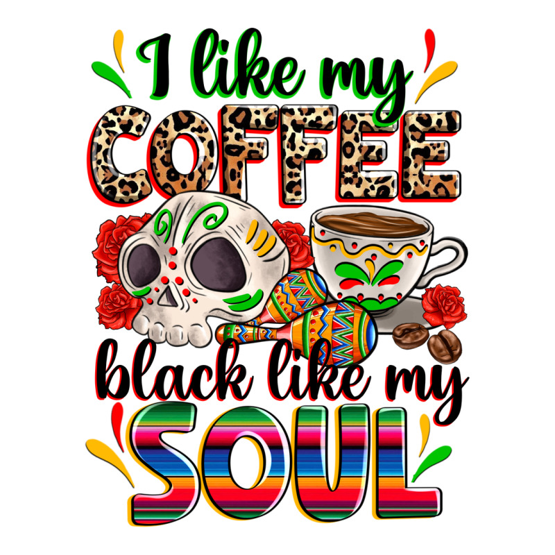 I Like My Coffee Black Like My Soul Zipper Hoodie by Zillion Design Studio | Teevron