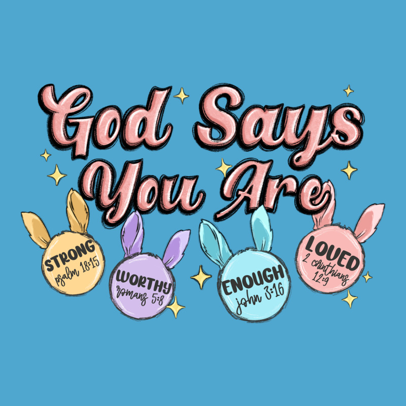 God Says You Are Easter Premium Hoodie by MaliasSmallBusiness | Teevron