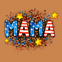 Usa Mama  Leopard Background Heavyweight Hoodie | Teevron