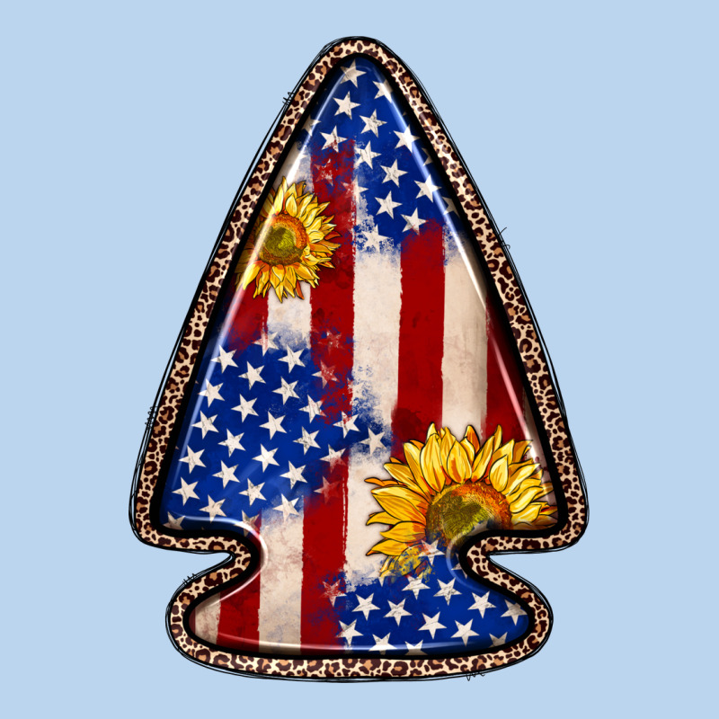 American Flag Sunflower Arrowhead Classic Tee by Zillion Design Studio | Teevron