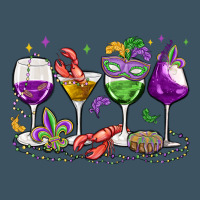 Mardi Gras Wine Glasses Urban Hoodie | Teevron
