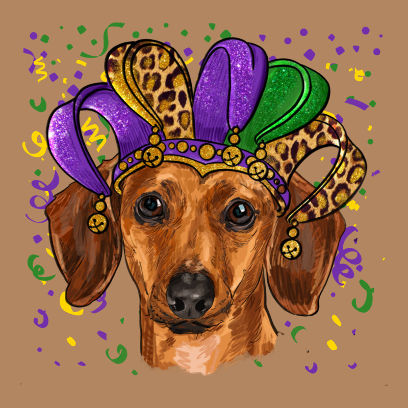 Mardi Gras Hat Dachshund Long Sleeve Tee by RanaPortraitStore | Teevron
