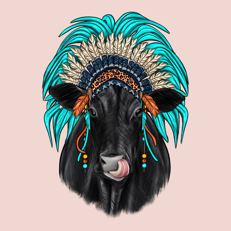 Black Angus Indian Headdress Premium Sweatshirt by JahusDesignShop | Teevron