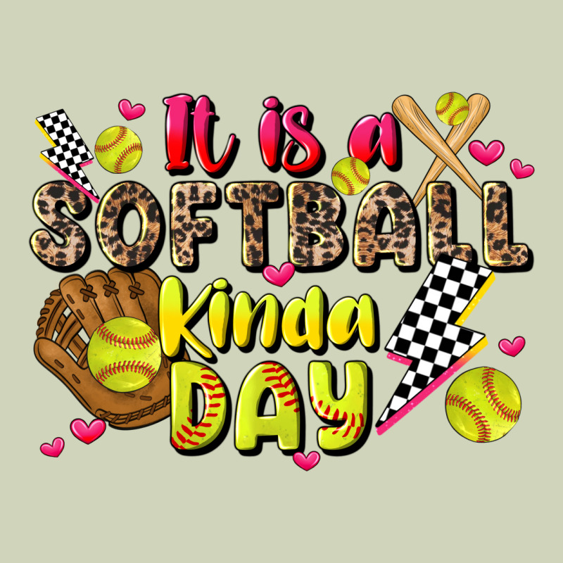 It Is A Softball Kinda Day Heavyweight Hoodie by JahusDesignShop | Teevron