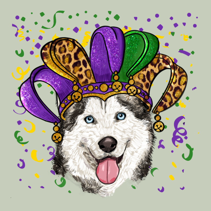 Mardi Gras Hat Husky Long Sleeve Tee by RanaPortraitStore | Teevron