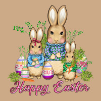 Easter Bunny Family Wıth Carrots And Eggs Vintage Hoodie | Teevron
