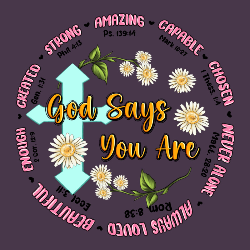 God Says You Are Heavyweight Hoodie by JahusDesignShop | Teevron