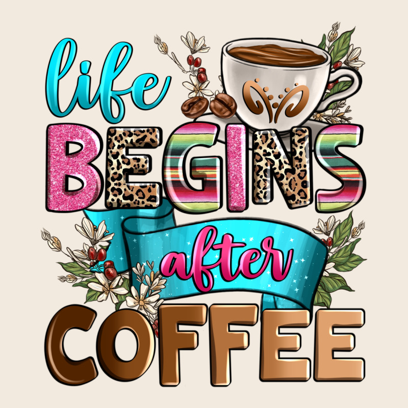 Life Begins After Coffee Zipper Hoodie by Zillion Design Studio | Teevron