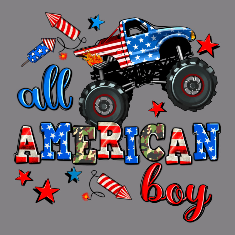 All American Boy  Monsterr Truck Heavyweight Hoodie by AdoDesignShop | Teevron