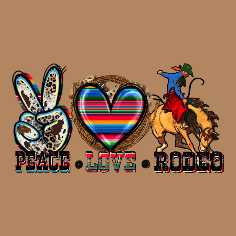 Peace Love Rodeo Long Sleeve Tee by Zillion Design Studio | Teevron