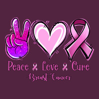 Peace Love Cure Breast Cancer Urban Hoodie | Teevron