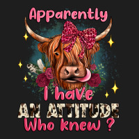 Apparently I Have An Attitude Who Knew Heavyweight Hoodie | Teevron