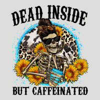 Dead Inside But Caffeinated Zipper Hoodie | Teevron