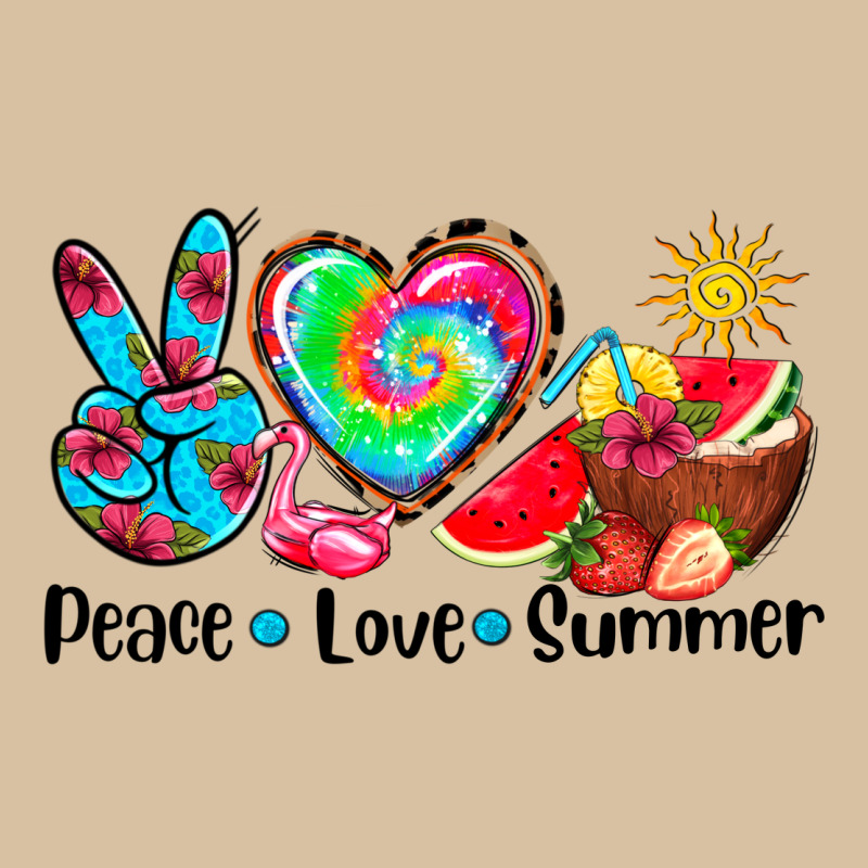 Peace Love  Summer Heavyweight Hoodie by AdoDesignShop | Teevron