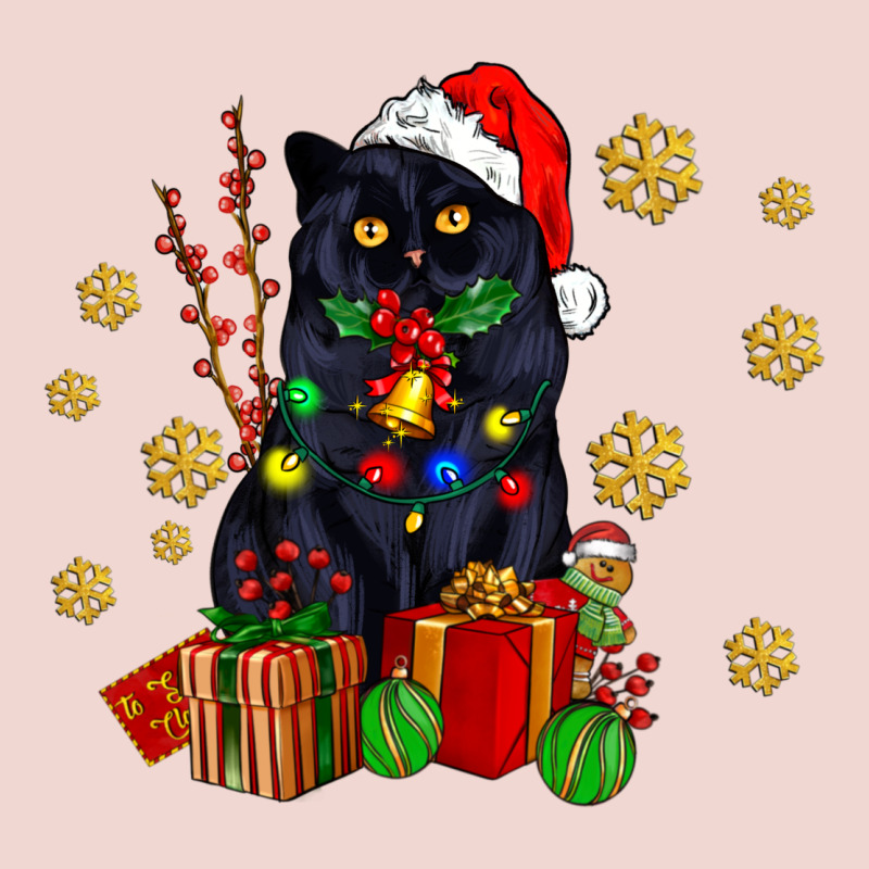 Black Cat Meowy Christmas Premium Sweatshirt by AdoDesignShop | Teevron