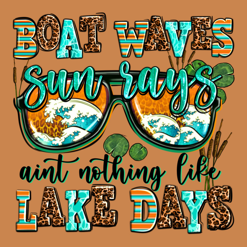 Boat Waves Sun Rays Aint Nothing Like Lake Days Heavyweight Hoodie by AdoDesignShop | Teevron