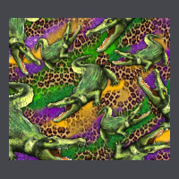Mardi Gras Louisiana Crocodile Leopard Long Sleeve Tee | Teevron