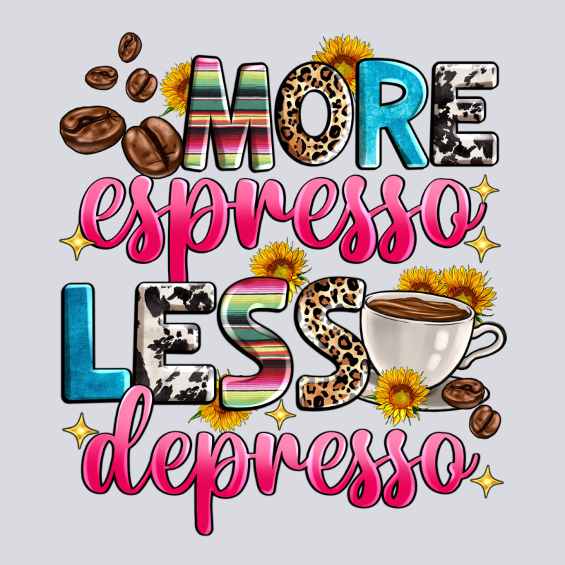 More Espresso Less Depresso Zipper Hoodie by Zillion Design Studio | Teevron