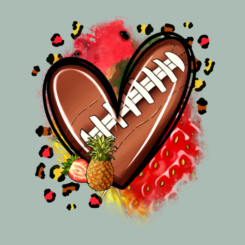 Fruits And Football Heart Classic Tee by Zillion Design Studio | Teevron