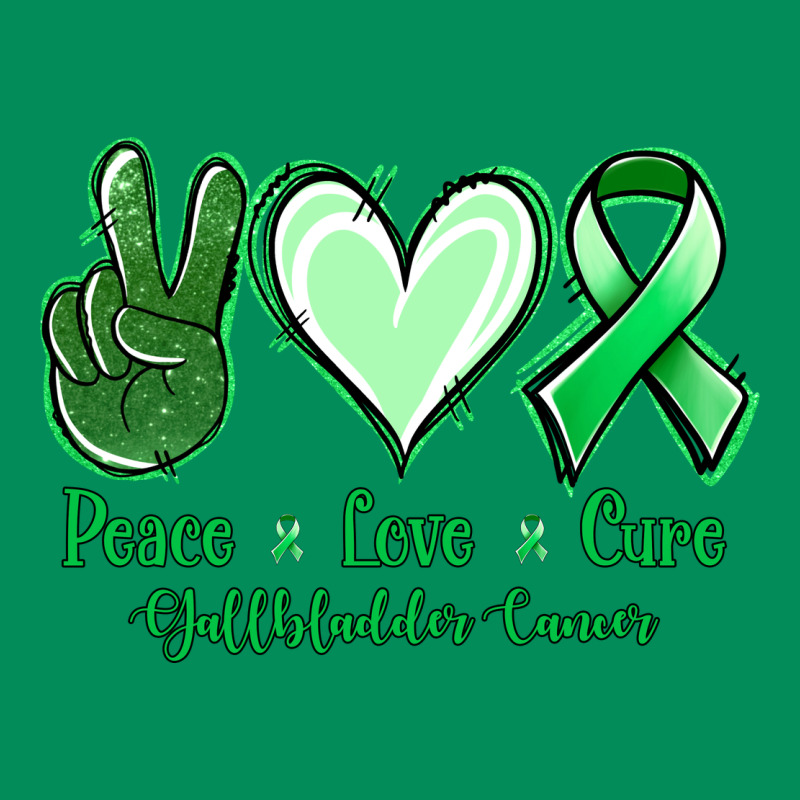 Peace Love Cure Gallbladder Cancer Urban Hoodie by NancyCooperArtShop | Teevron