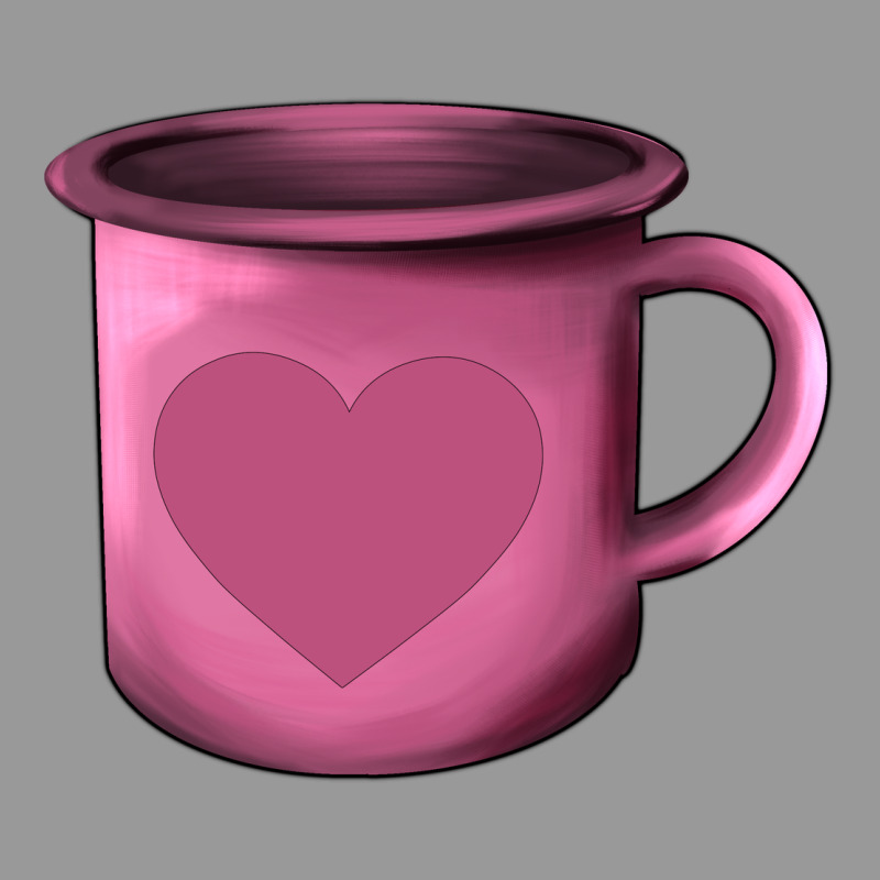 Valentine's Day Heart Mug Vintage Hoodie by AdoDesignShop | Teevron