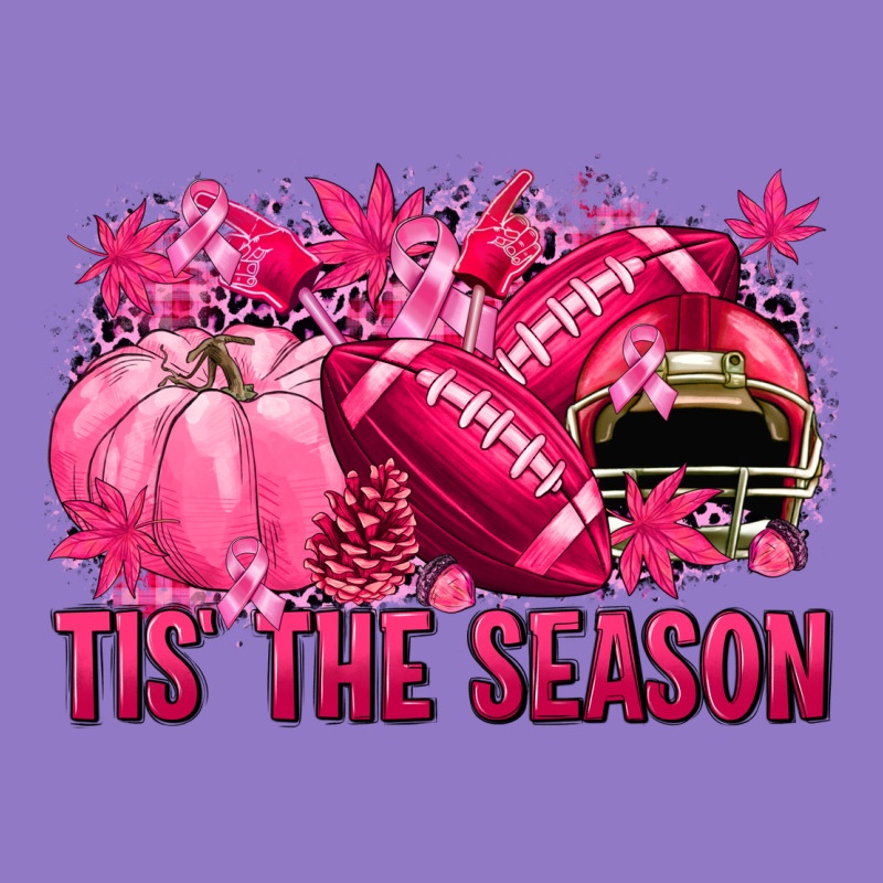 Tis' The Season Football Breast Cancer Urban Hoodie by NancyCooperArtShop | Teevron