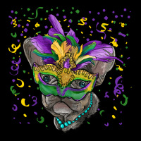 Mardi Gras Mask French Bulldog Long Sleeve Tee | Teevron