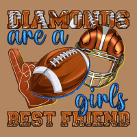 Diamonds Are A Girls Best Friend Football Long Sleeve Tee | Teevron