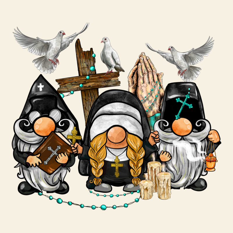 Pastor Nun Religious Gnome Vintage Tee by BarkalooDesign | Teevron