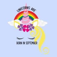 Unicorns Are Born In September Urban Heavy Tee | Teevron