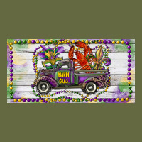 Mardi Gras Truck And Fleur De Lis Crawfish Long Sleeve Tee | Teevron