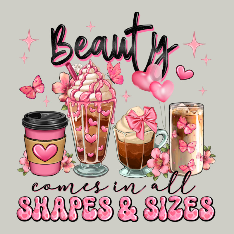Beauty Comes In All Shapes And Sizes Coffee Cups Heavyweight Hoodie by JahusDesignShop | Teevron