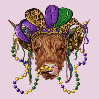 Highland Cow With Mardi Gras Hat Classic Tee | Teevron