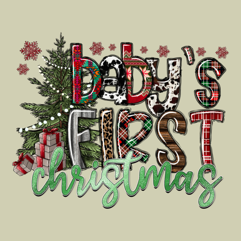 Baby's First Christmas Heavy Core Tee by CowhideDigitalArt | Teevron