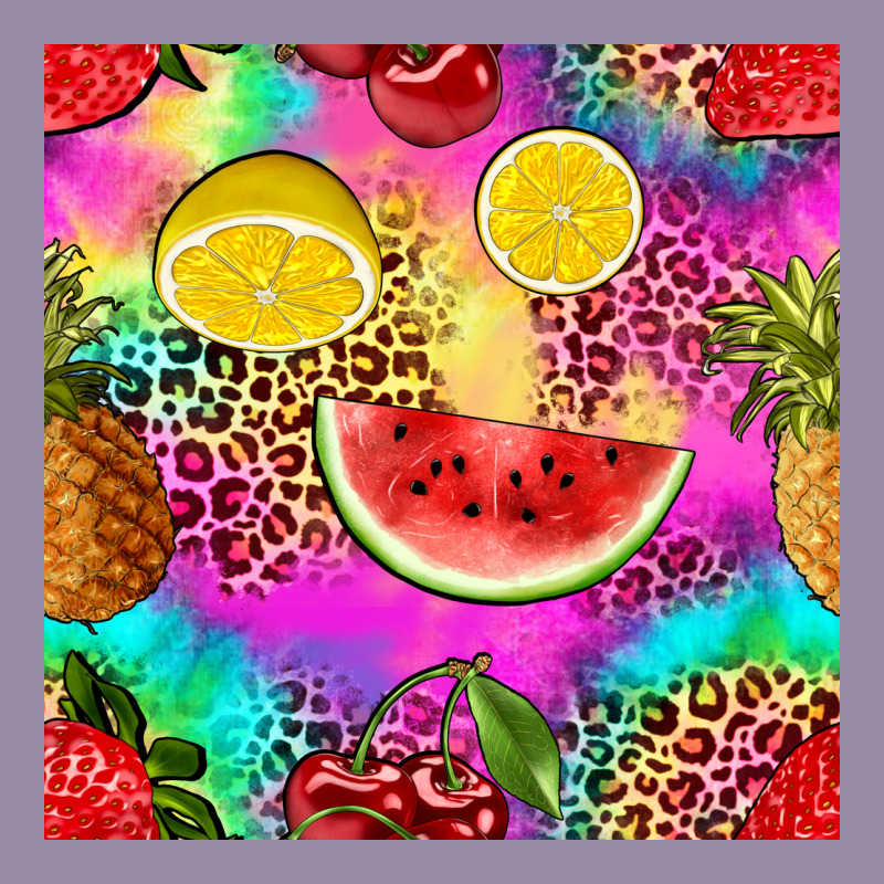 Fruits Leopard Tie Dye Seamless Pattern Classic Tee by Zillion Design Studio | Teevron