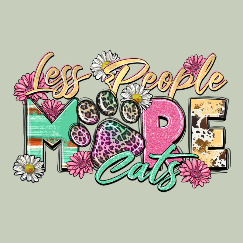 Less People More Cats Long Sleeve Tee by Zillion Design Studio | Teevron