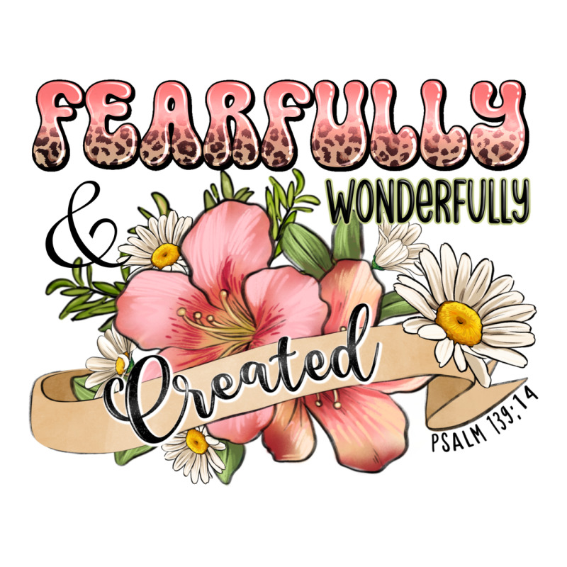 Fearfully And Wonderfully Created Heavyweight Hoodie by JahusDesignShop | Teevron