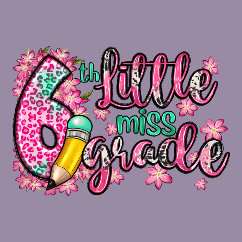 Little Miss 6th Grade Classic Tee by Zillion Design Studio | Teevron