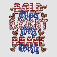 Bold Stripes Bright Stars Brave Hearts Premium Sweatshirt | Teevron